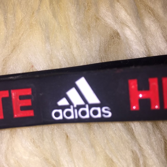 adidas Jewelry Nwot Unisex Adidas Rubber Bracelet 4 For Poshmark